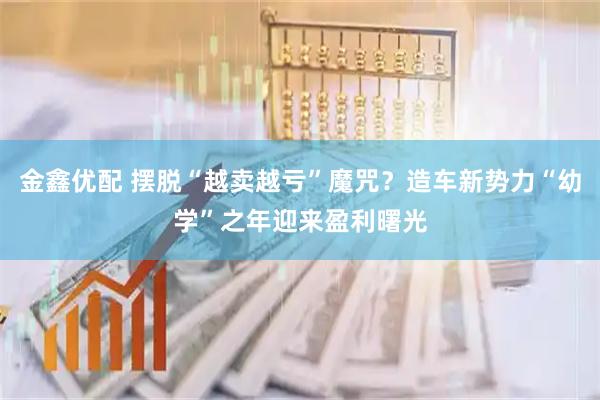 金鑫优配 摆脱“越卖越亏”魔咒？造车新势力“幼学”之年迎来盈利曙光